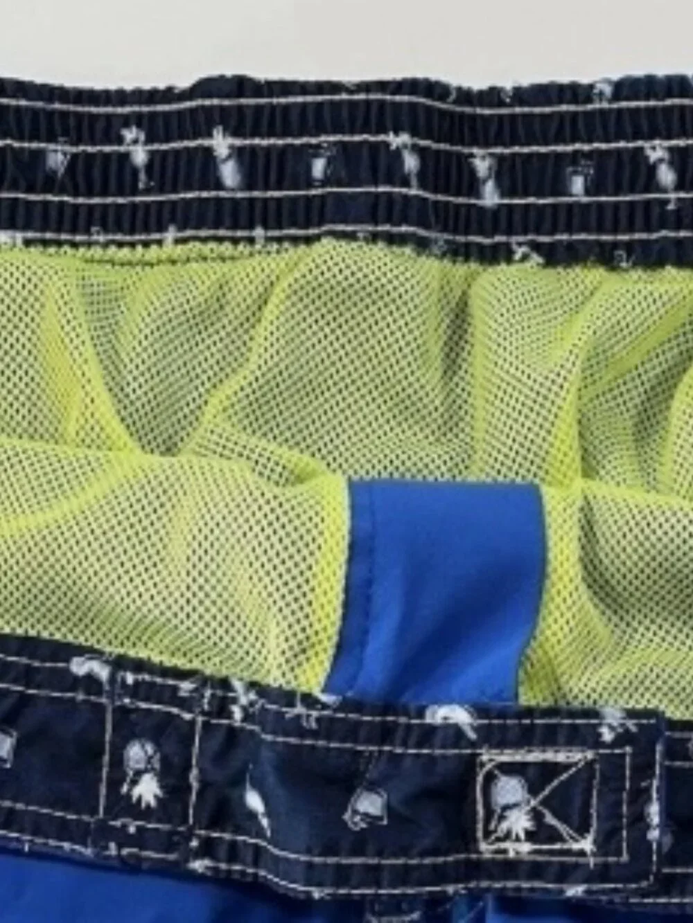 Tommy Bahama Men's 3XLB Blue Cargo Swim Trunks Board Shorts